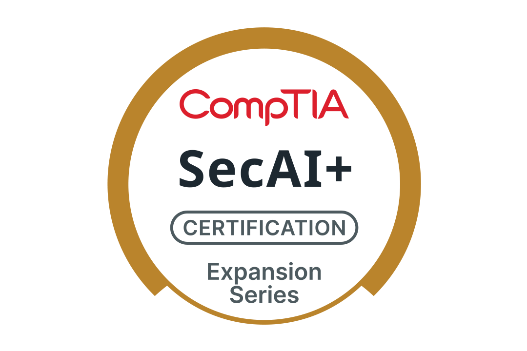 CompTIA SecAI+ certification badge